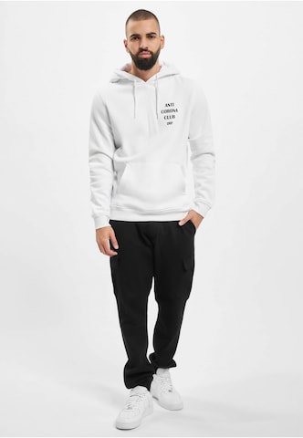 DEF Sweatshirt 'Anti Corona' in White