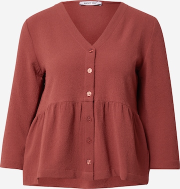 ABOUT YOU Blouse 'Jayla' in Rood: voorkant