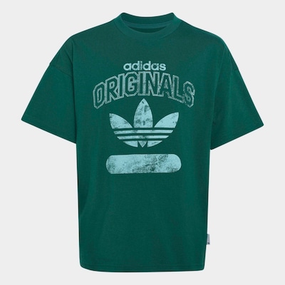 ADIDAS ORIGINALS Shirt in 140 in Green / White, Item view