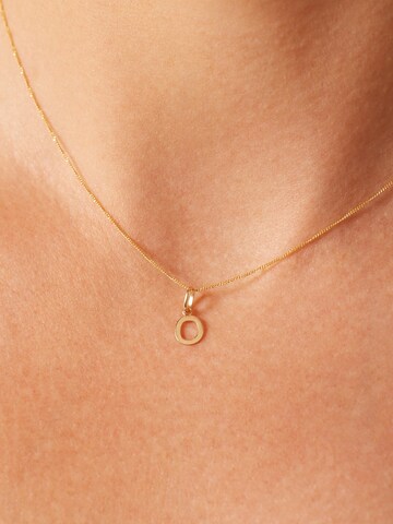 Lucardi Pendant 'Klassisch' in Gold: front