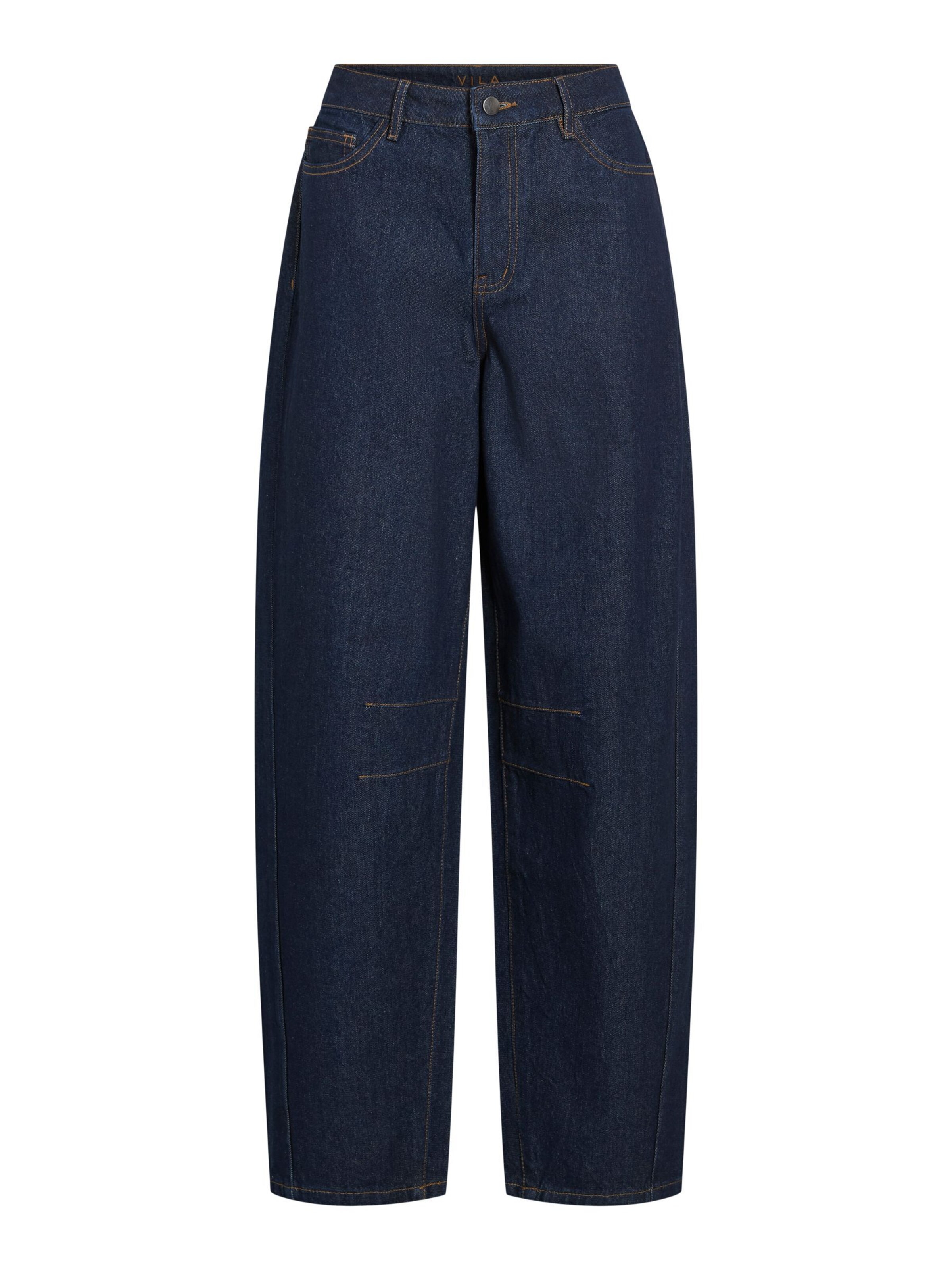 VILA Loosefit Jeans 'VIRAYA' in Blauw: voorkant