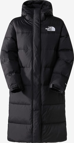 THE NORTH FACE Pitkä talvitakki 'NUPTSE' värissä musta: edessä