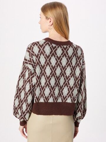 JDY Sweater 'BATE' in Brown