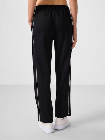 Wide Leg Pantalon Tommy Life en noir