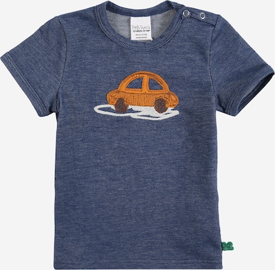 Fred's World by GREEN COTTON Majica 'City' | moder denim / karamel / svetlo rjava / bela barva, Prikaz izdelka