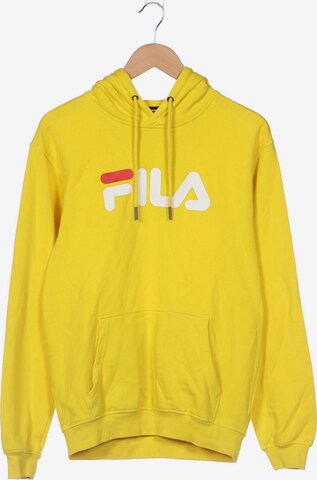 FILA Sweatshirt & Zip-Up Hoodie in S in Yellow: front