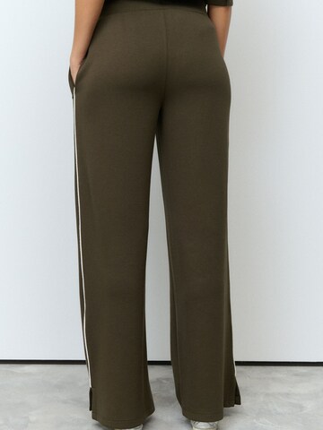 Wide Leg Pantalon Next en vert