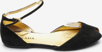 PRADA Flats & Loafers in 37,5 in Black: front