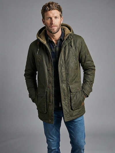 JACK & JONES Winter Parka in Dark green, Item view