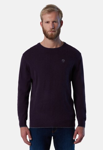 Pull-over North Sails en violet : devant