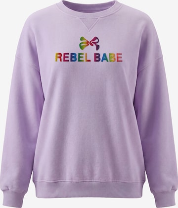 MYMO - Sweatshirt em roxo: frente