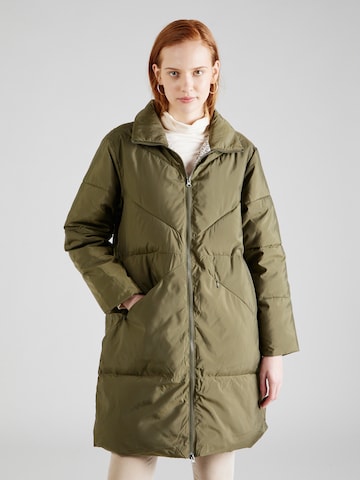Freequent Zimní kabát 'OLGA' – zelená: přední strana