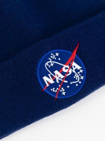 ALPHA INDUSTRIES Beanie 'Nasa' in Blue