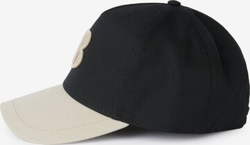 Cappello da baseball di Boggi Milano in nero: frontale