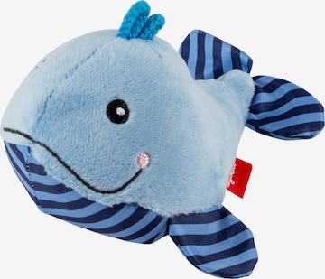 SIGIKID Stuffed animals 'Rassel-Greifling RedStars' in Blue: front