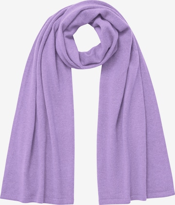 FALKE Scarf 'Pure Cashmere' in Purple: front