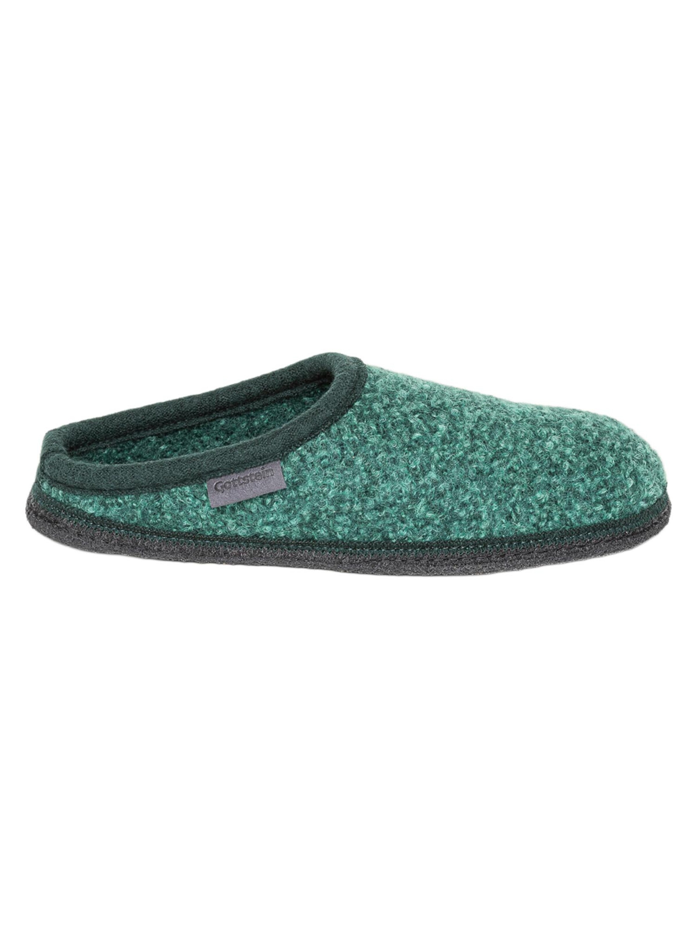 Gottstein Slippers 'Wool Venture' in Green