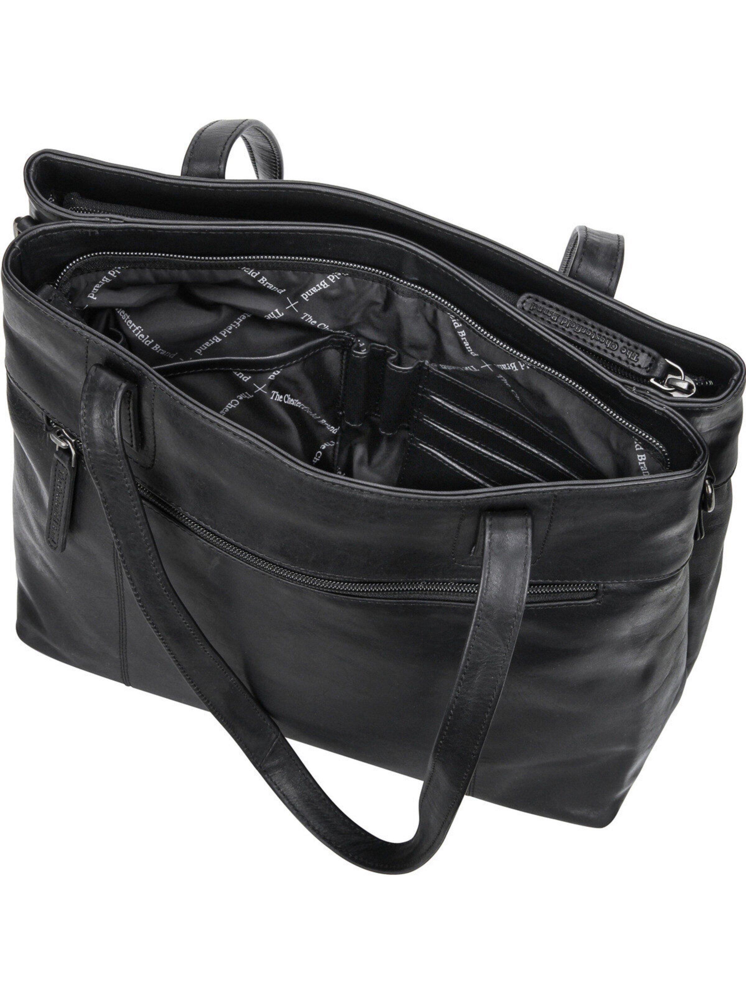 The Chesterfield Brand Schoudertas in Zwart