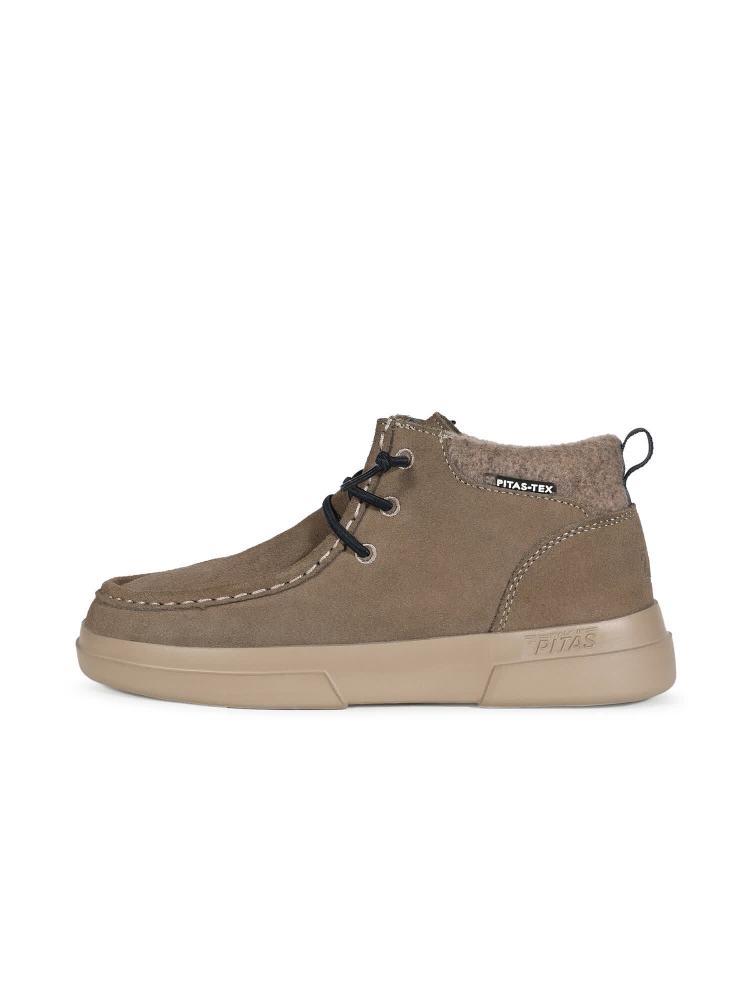 Walk In Pitas Lace-up bootie 'Garda' in Beige: front