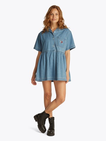 Tommy Jeans Blusekjole i blå
