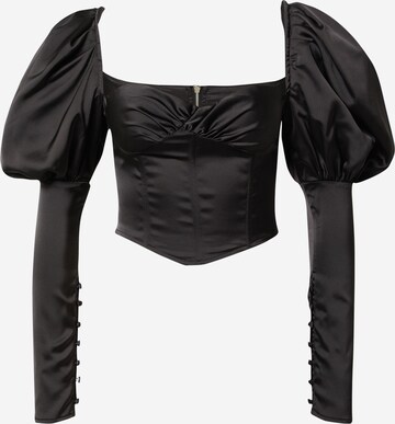 Misspap Blouse in Black: front