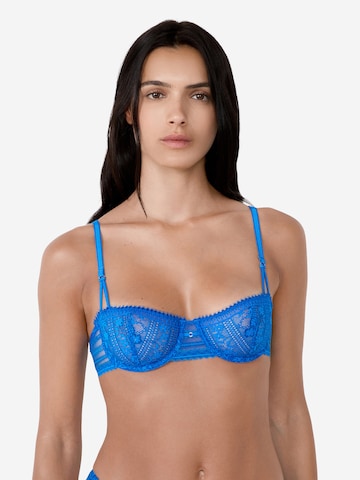 ETAM Balconette BH 'Aura ' in Blau: Vorderseite