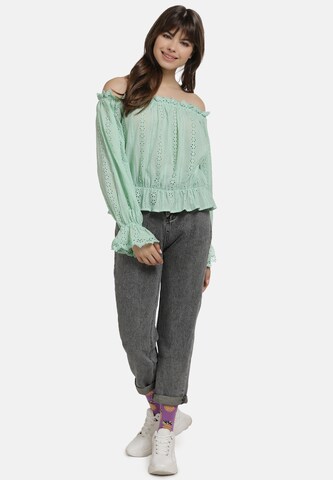 MYMO Blouse in Groen