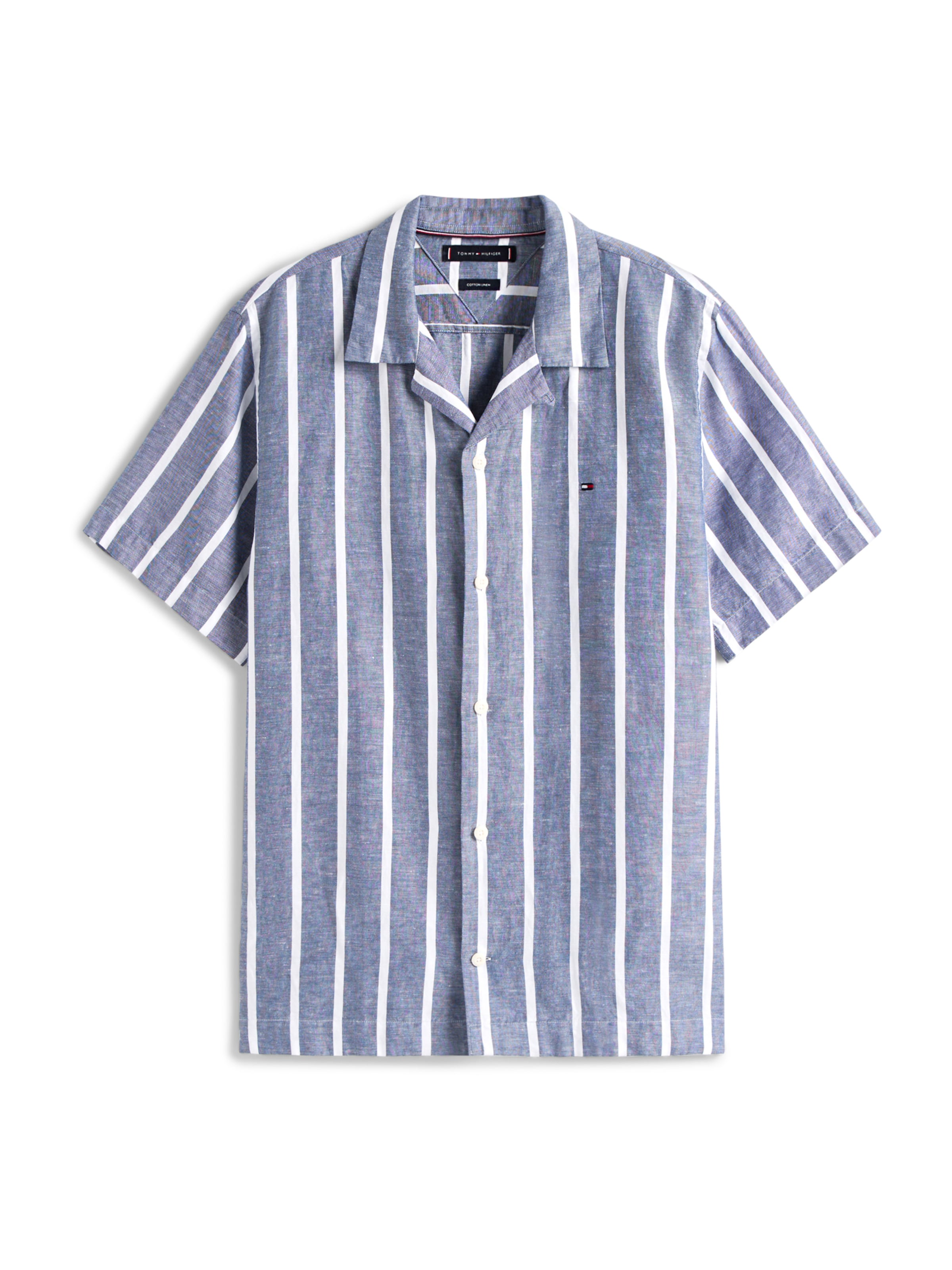 Regular fit Cămașă de la TOMMY HILFIGER pe albastru: față