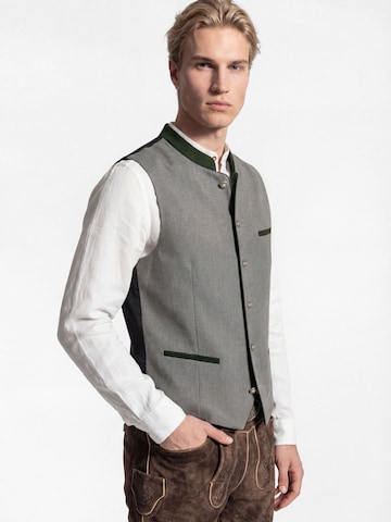 KaiserLich Trachtenweste '5434' in Grau: Vorderseite