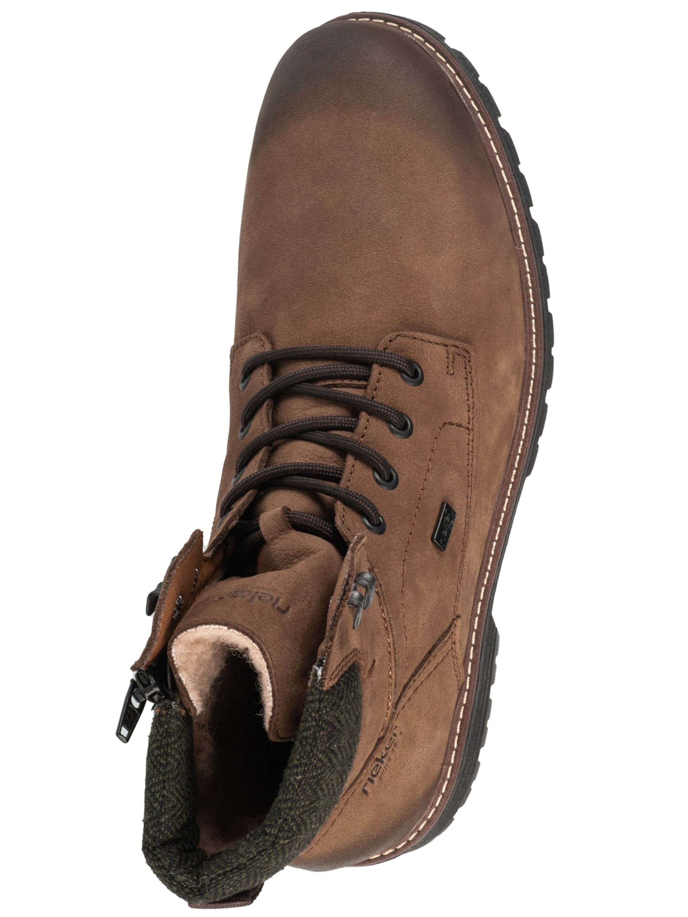 Rieker Veterboots 'Rieker Booties F3612' in Bruin