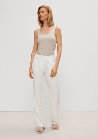 Regular Pantalon COMMA en blanc