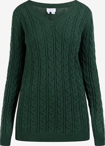 usha BLUE LABEL - Jersey en verde: frente