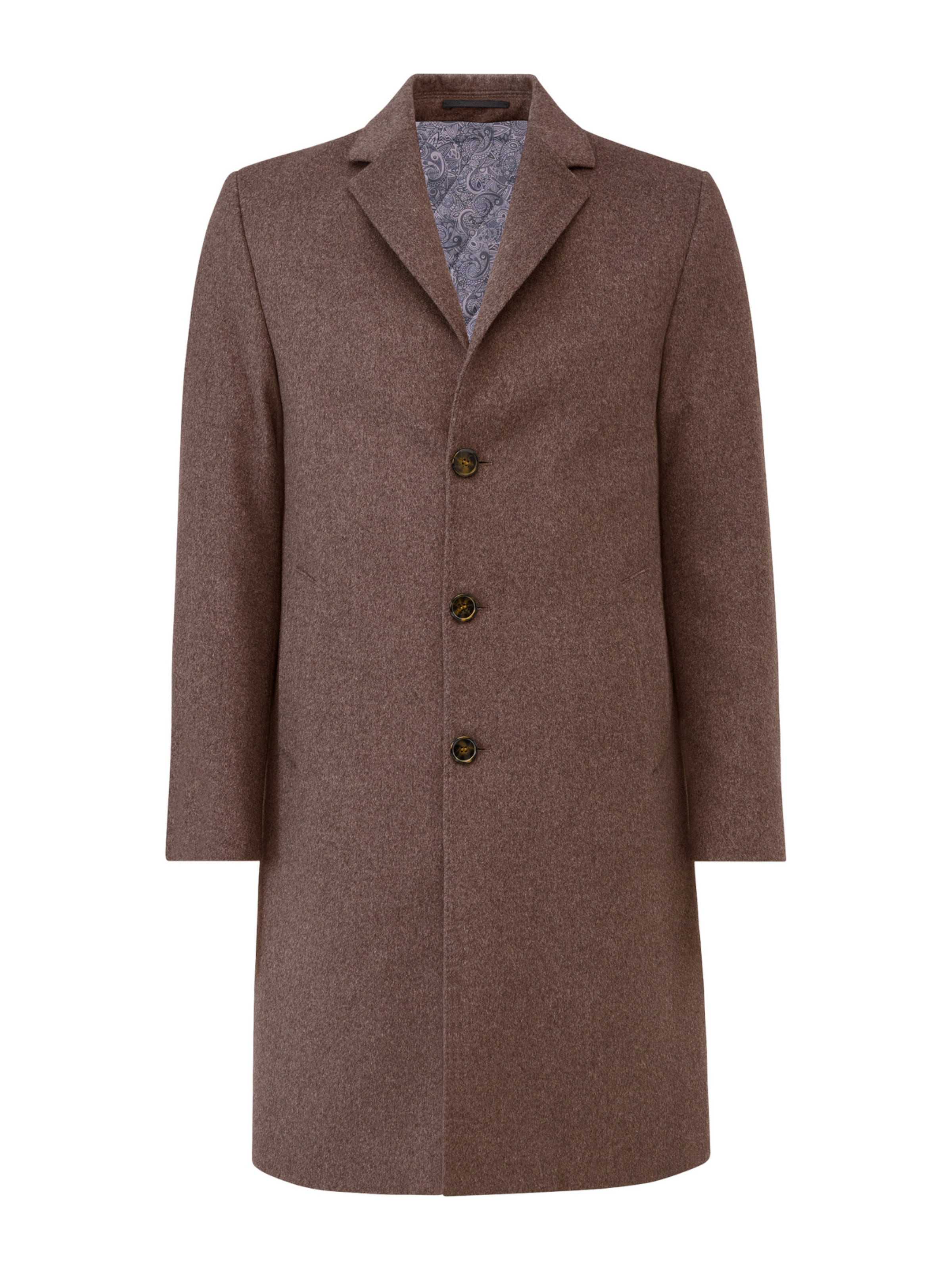 RICANO - Abrigo de entretiempo ' Davide ' en marrón: frente