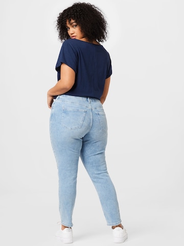 Slimfit Jeans de la Esprit Curves pe albastru