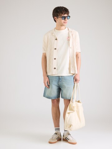 JACK & JONES Shirt 'JORTRENDY OBJECTS' in Wit