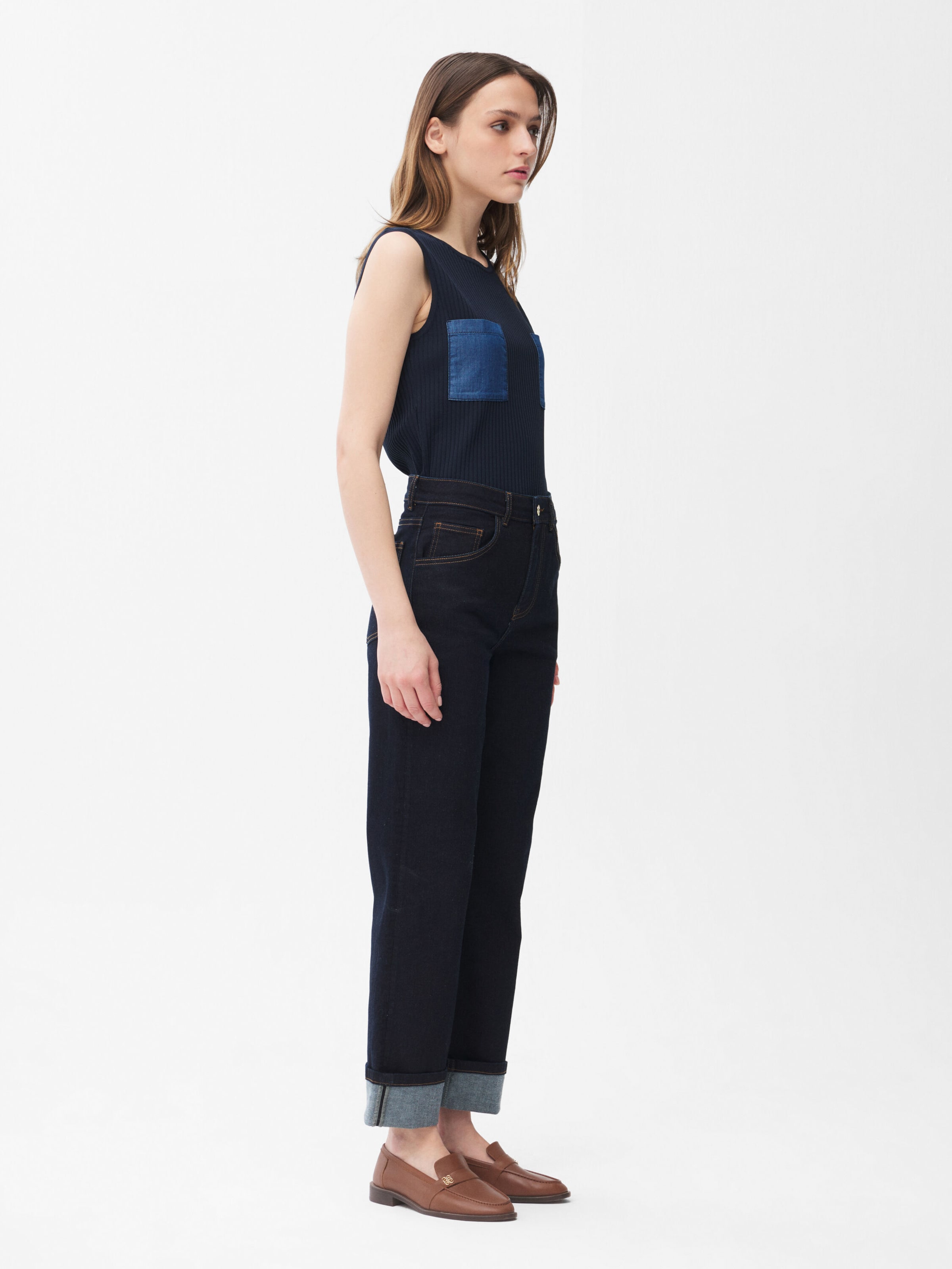 adl Wide leg Jeans in Blue