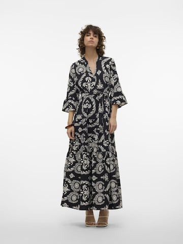 VERO MODA Shirt dress 'ZERA' in Black: front
