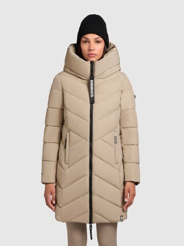 Manteau d’hiver 'Darka 2' khujo en beige : devant