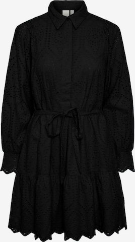 Y.A.S Shirt dress 'HOLI' in Black: front