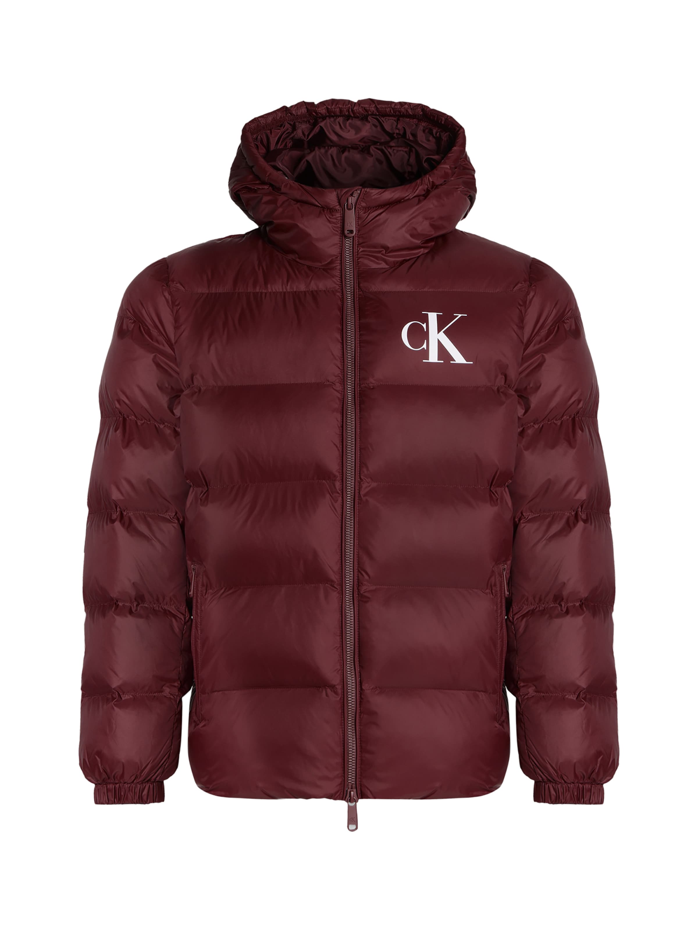 Calvin Klein Jeans - Casaco meia-estação em vermelho: frente
