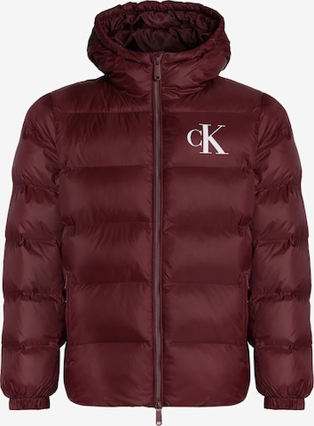 Calvin Klein Jeans - Casaco meia-estação em vermelho: frente