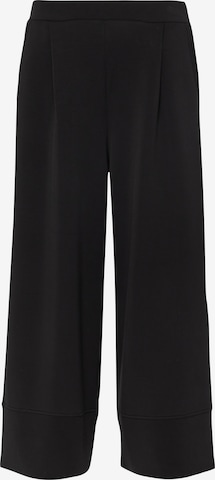 Wide Leg Pantalon à pince s.Oliver en noir : devant