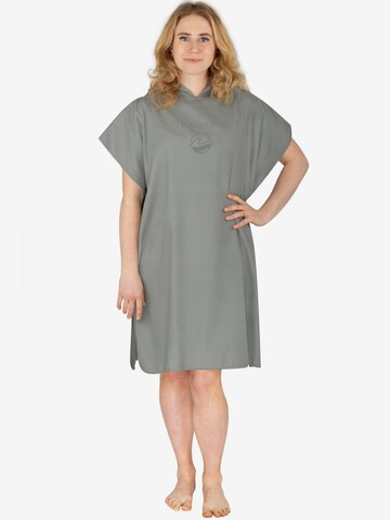 normani Short Bathrobe 'Camuy' in Grey: front