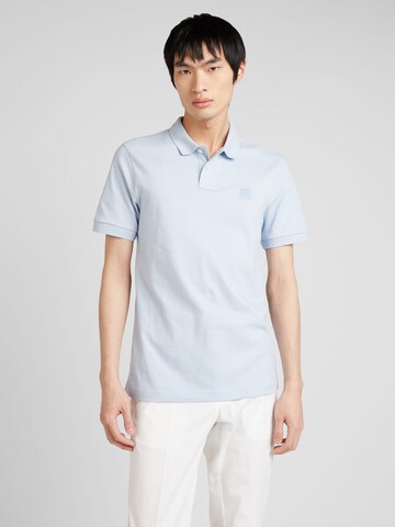 BOSS - Camisa 'Passenger' em azul: frente