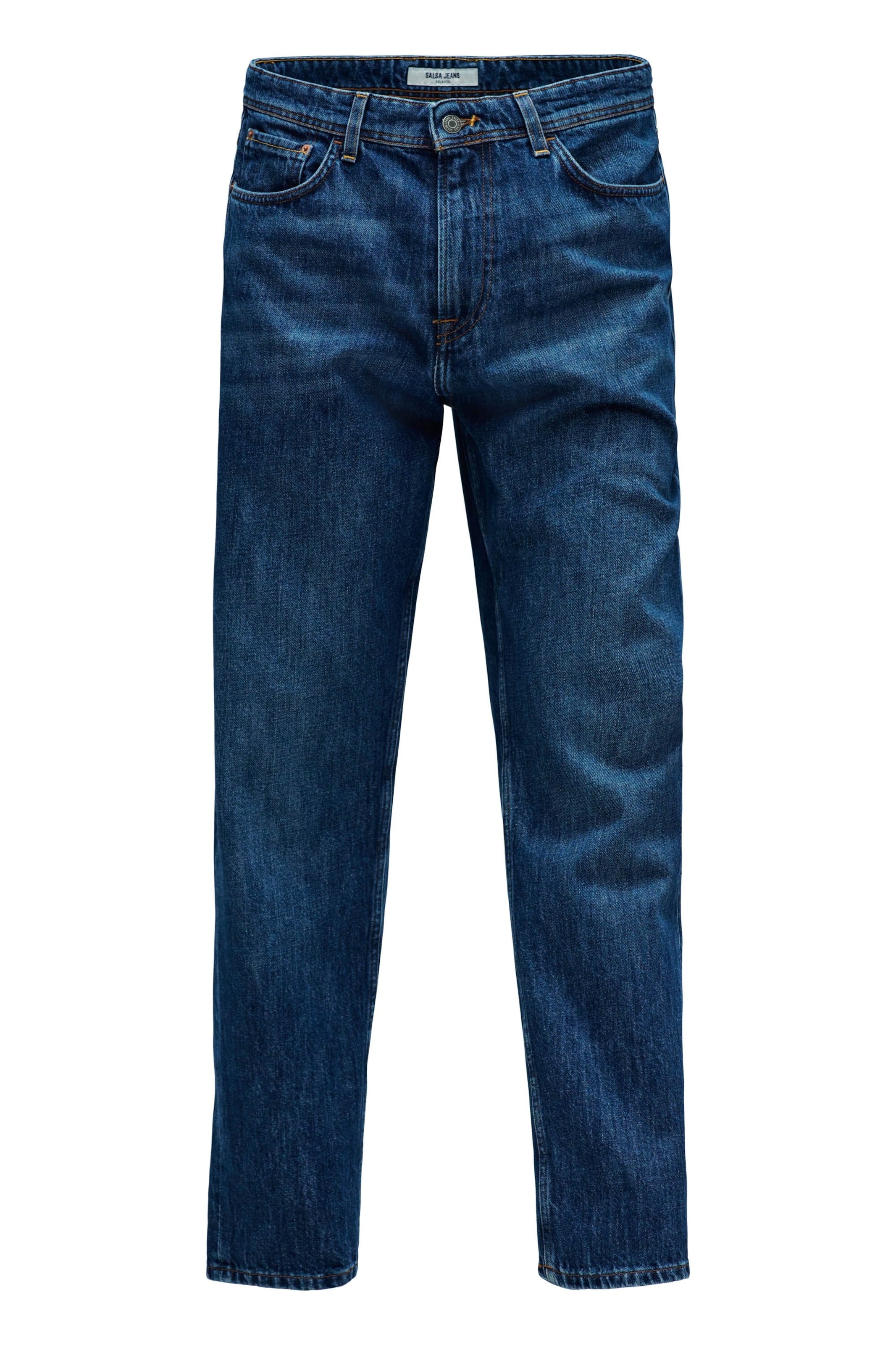 Salsa Jeans Loosefit Jeans in Blauw: voorkant