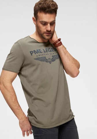 PME Legend T-Shirt in Grün: Vorderseite