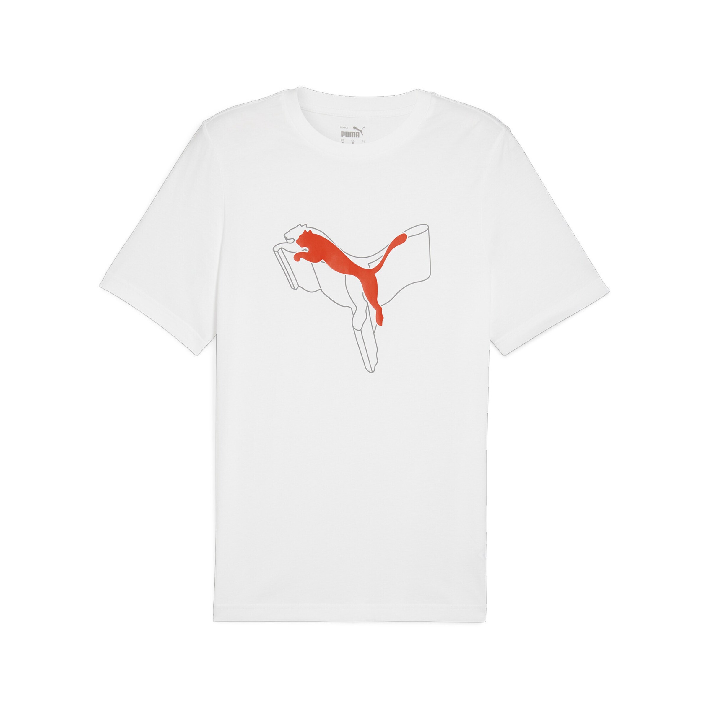 PUMA Shirt 'ESS+' in White: front