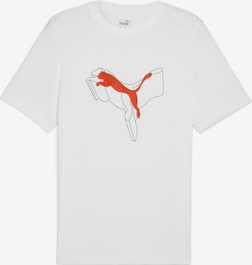 PUMA Shirt 'ESS+' in White: front