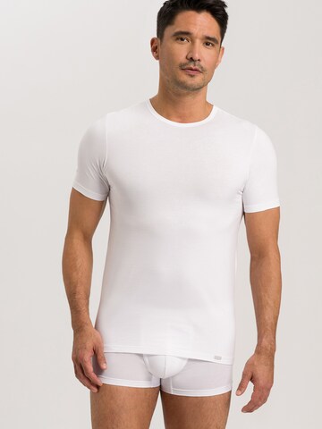 T-Shirt 'Cotton Essentials' Hanro en blanc : devant