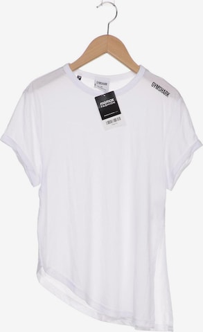 GYMSHARK T-Shirt XS in Weiß: predná strana